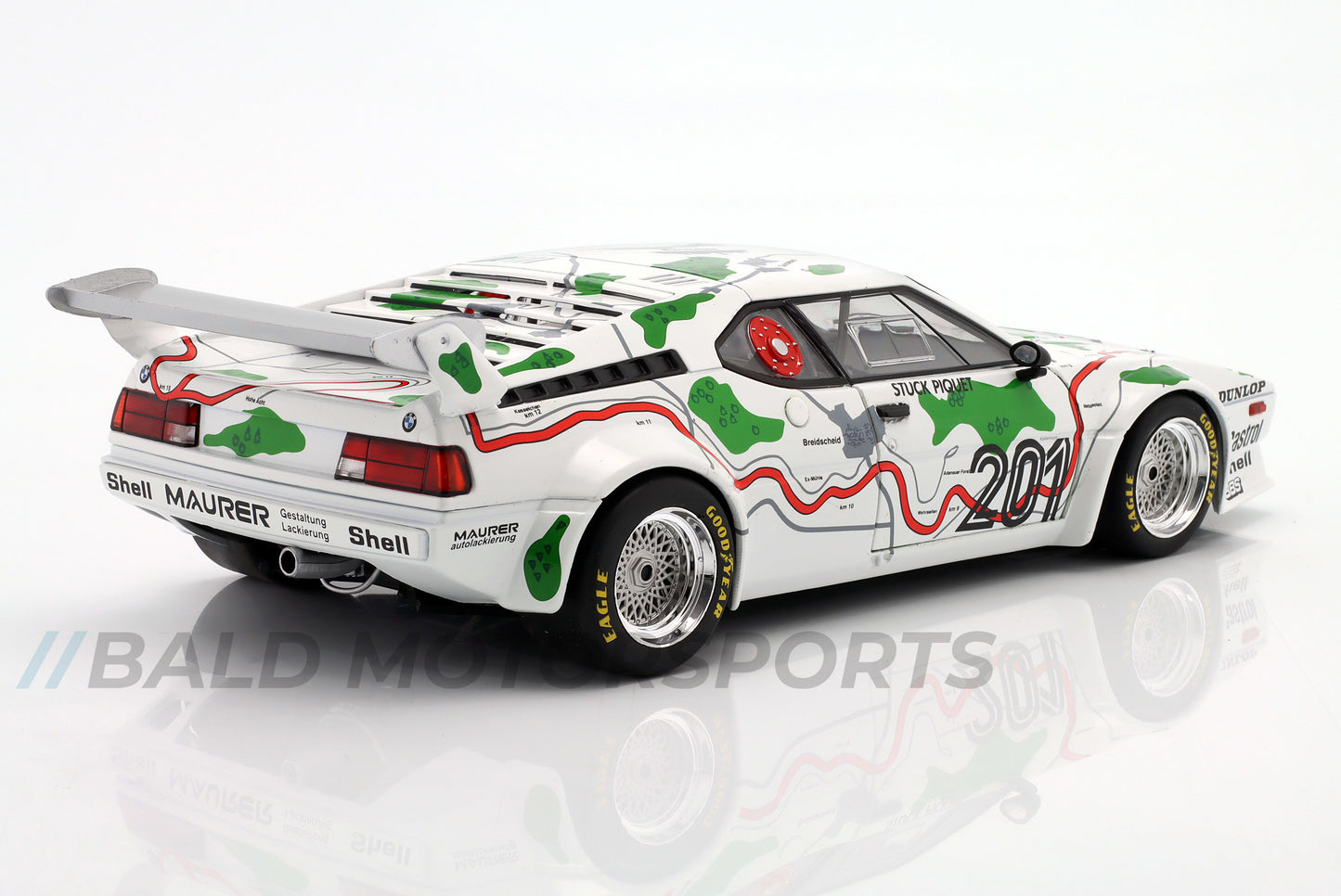 BMW M1 Procar BMW Motorsport GmbH 1000km Nürburgring 1980 1:18 WERK83