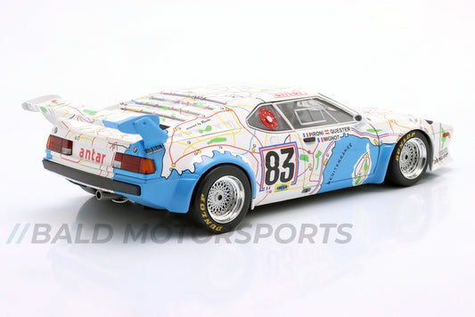 BMW M1 Procar BMW France 24h Le Mans 1980 1:18 WERK83