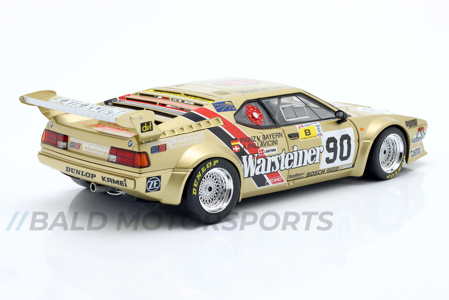 BMW M1 Procar Brun Motorsport 24h Le Mans 1983 1:18 WERK83
