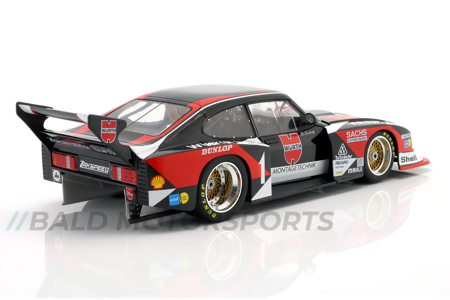 Ford Capri Turbo Gruppe 5 Zakspeed DRM Klaus Ludwig 1980 1:18 WERK83