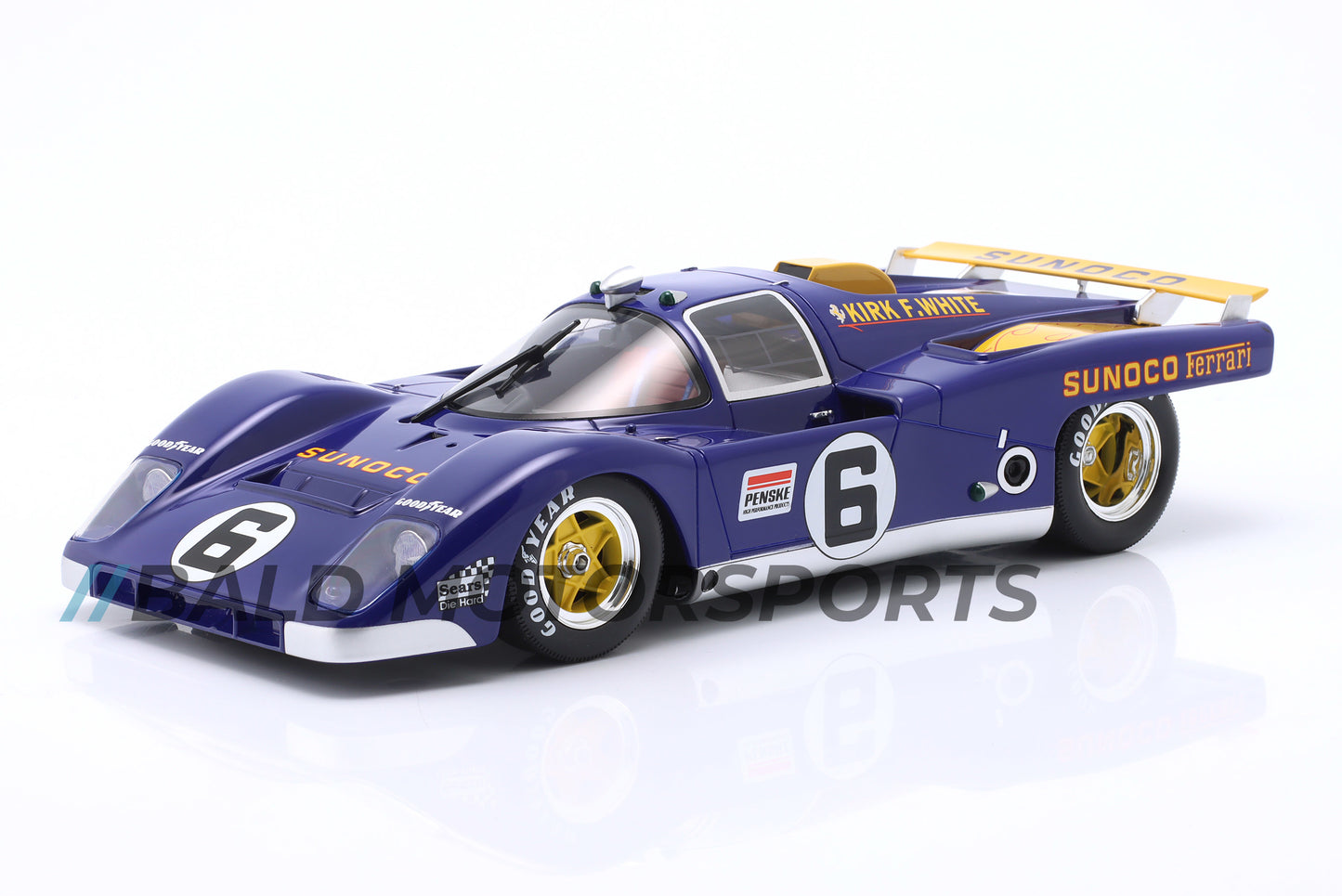 Ferrari 512M Penske-White Racing / Sunoco 24h Daytona 1971 Werk83 1:18