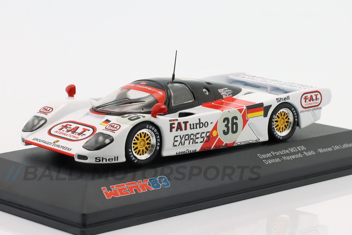 Porsche Dauer 962 Le Mans Porsche Team Sieger 24h Le Mans 1994 1:43 WERK83