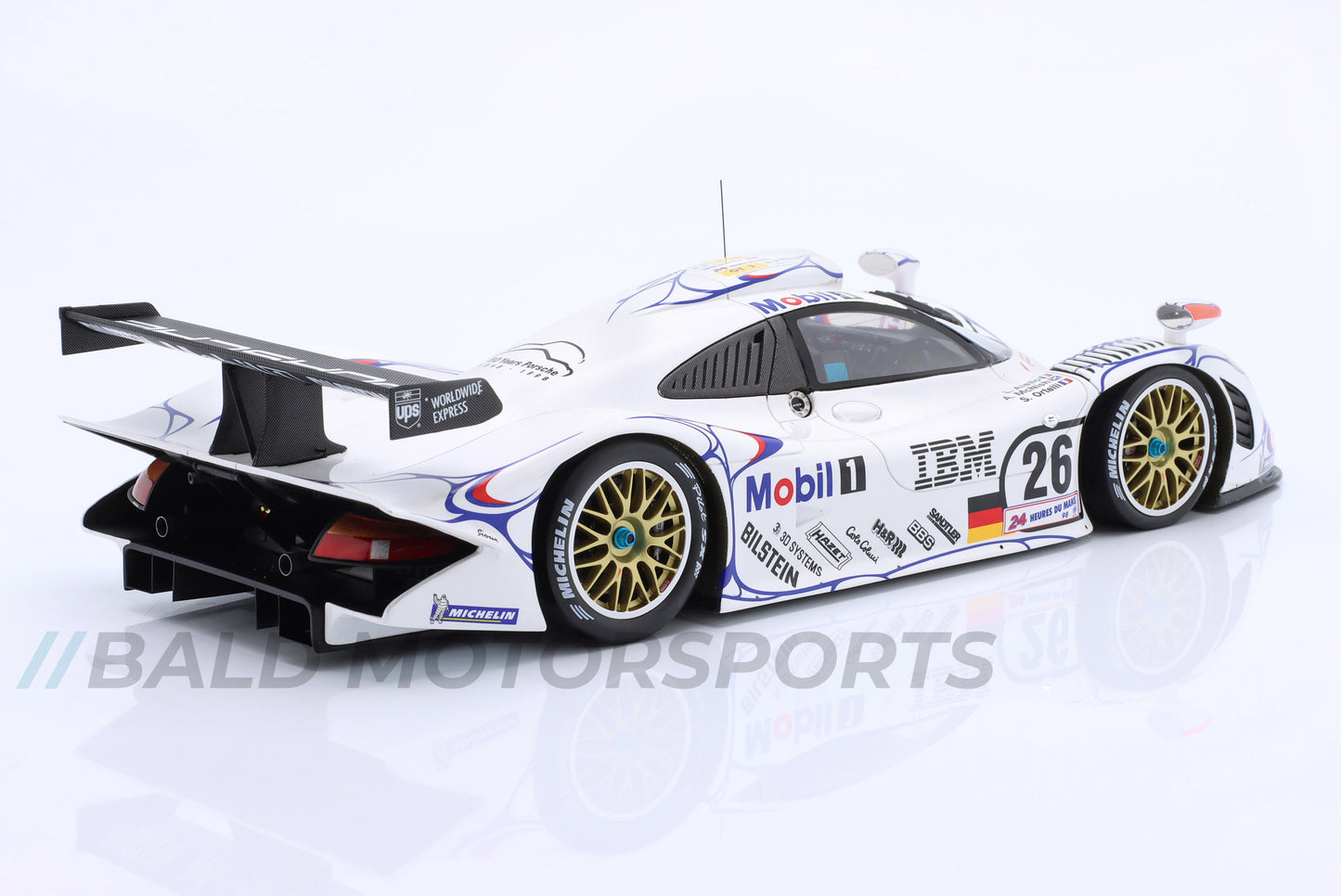 Porsche 911 GT1 McNish, Aiello, Ortelli Sieger 24h Le Mans 1998 1:18 Spark
