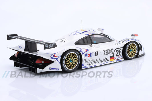 Porsche 911 GT1 McNish, Aiello, Ortelli Sieger 24h Le Mans 1998 1:18 Spark