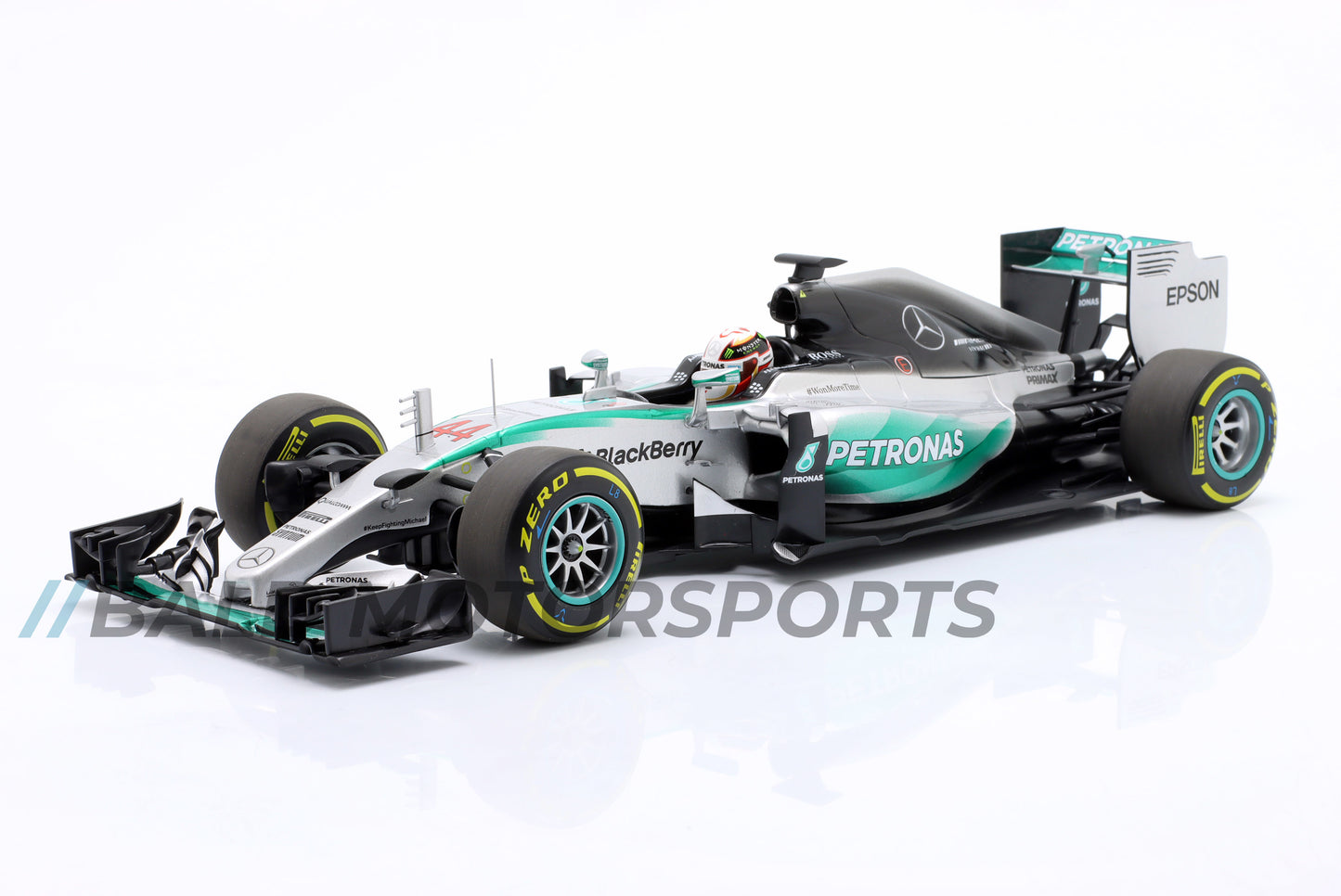 Mercedes W06 Lewis Hamilton Formel 1 Weltmeister 2015 Minichamps 1:18