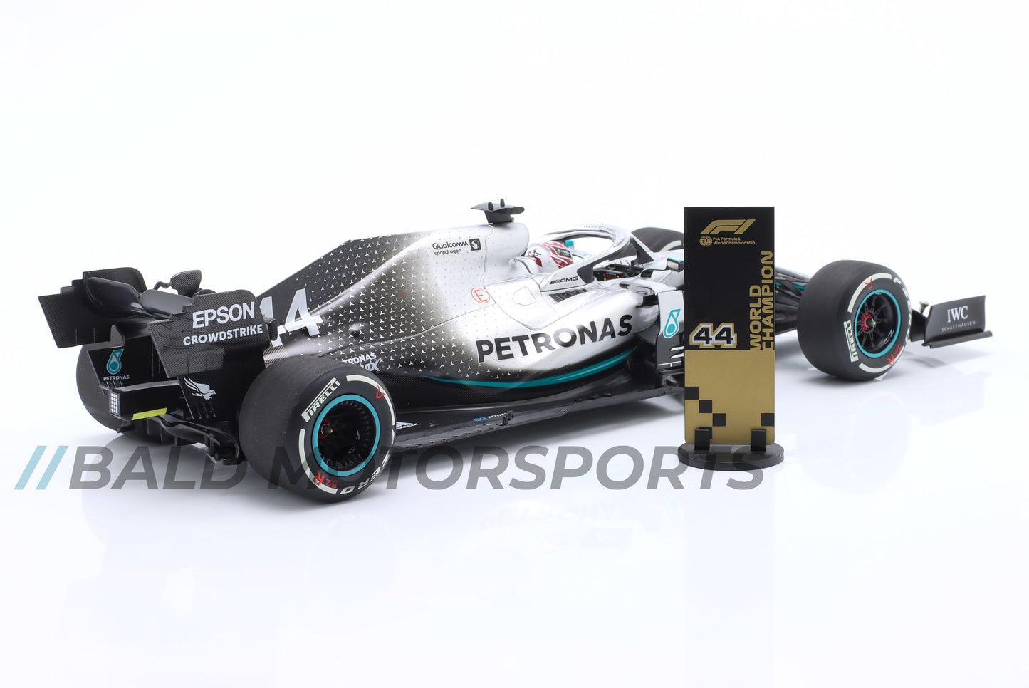 Mercedes W10 Lewis Hamilton Formel 1 Weltmeister 2019 Minichamps 1:18