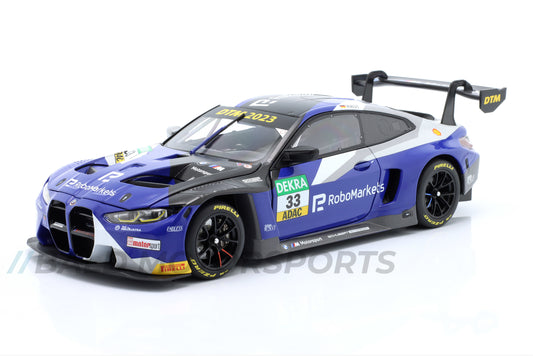 BMW M4 GT3 Schubert Motorsport DTM 2023 Rene Rast 1:18 Minichamps