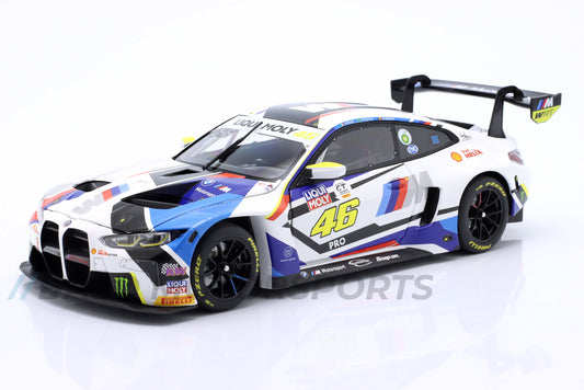 BMW M4 GT3 Rossi, Farfus, Martin 12h Bathurst 2023 1:18 Minichamps