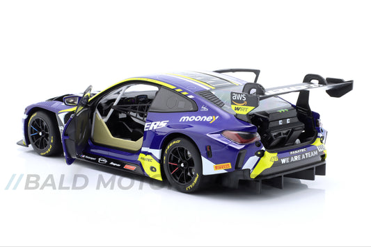 BMW M4 GT3 Rossi, Martin GT World Challenge 2023 winner Misano 1:18 Minichamps