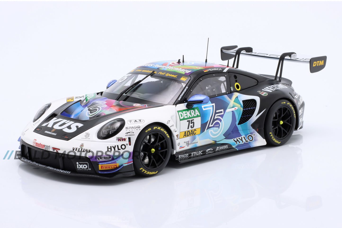 Porsche 911 GT3 R KÜS Team75 Bernhard DTM 2023 1:18 Minichamps