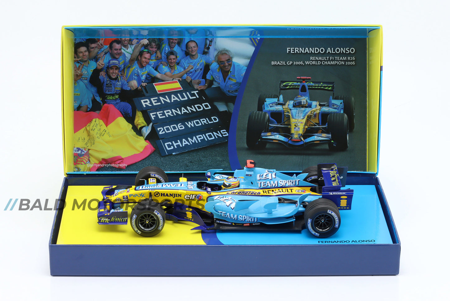 Renault R26 Fernando Alonso Formel 1 Weltmeister 2006 Minichamps 1:18