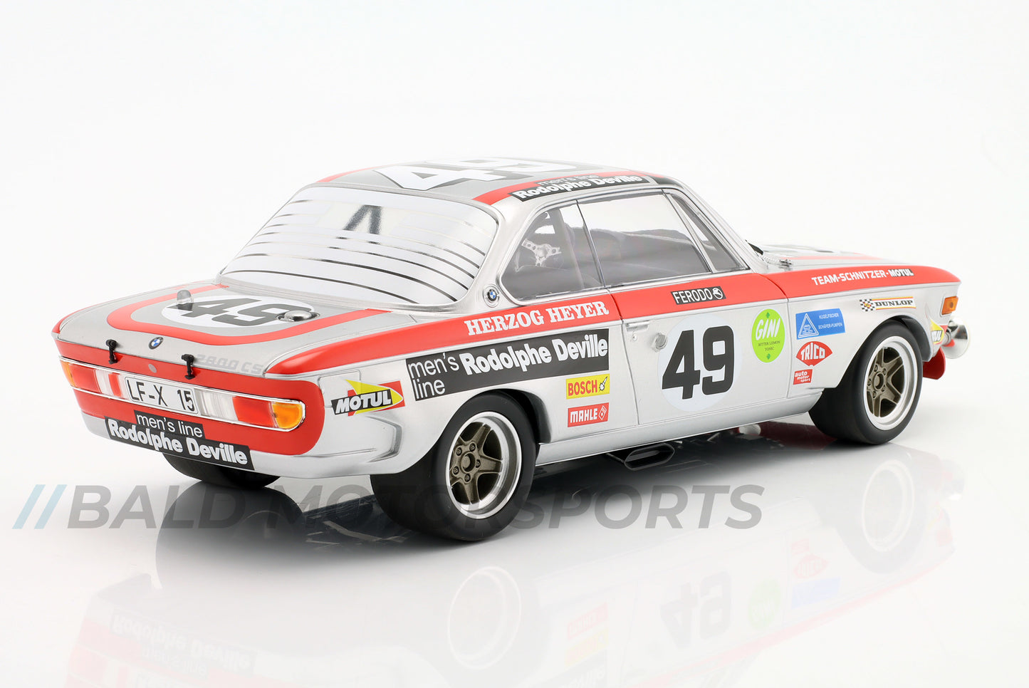 BMW 2800CS Team Schnitzer-Motul 24h Le Mans 1972 1:18 Minichamps