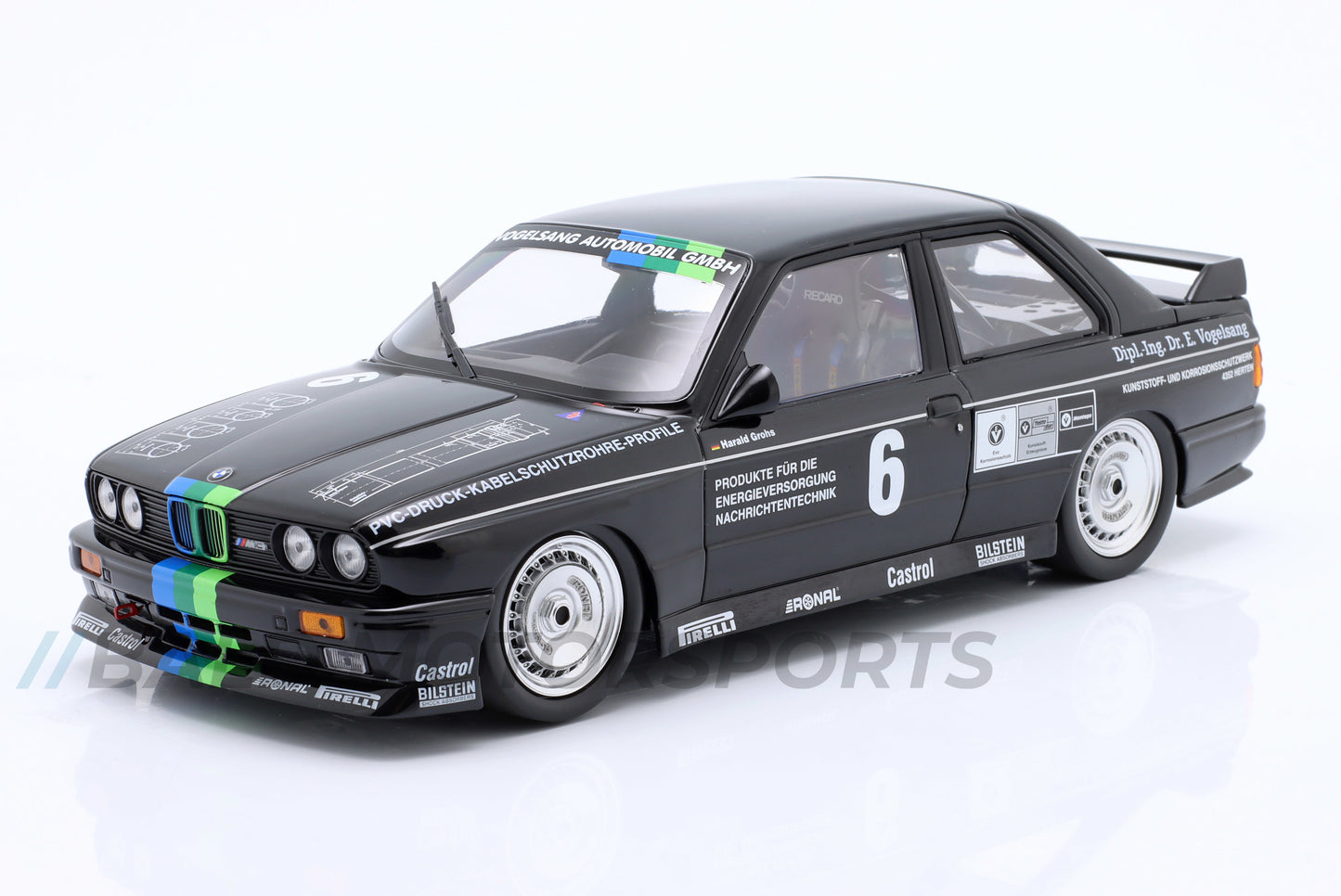 BMW M3 E30 Vogelsang Automobile GmbH Harald Grohs DTM 1987 1:18 Minichamps