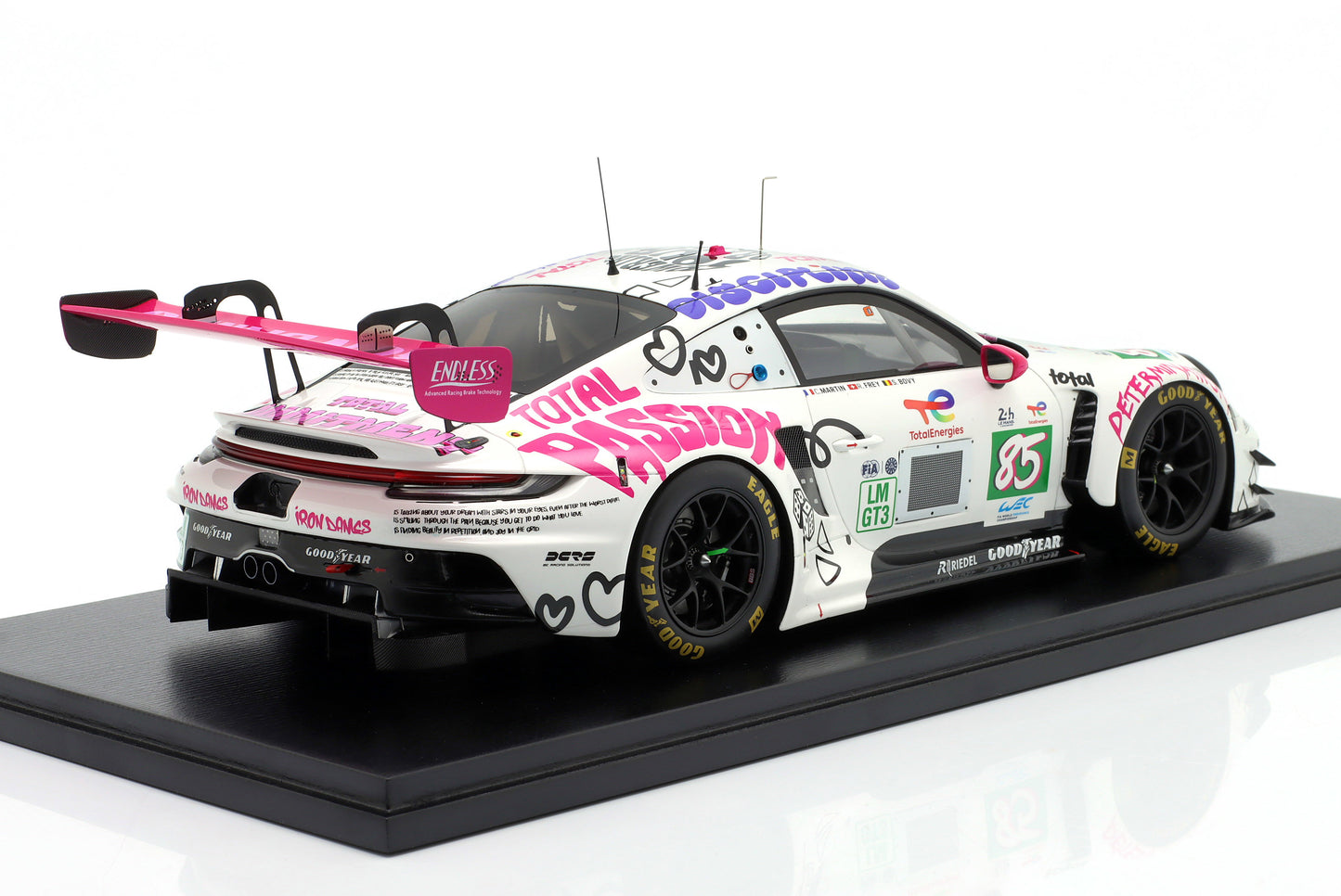 Porsche 911 GT3 R Iron Dames 24h Le Mans 2025 Martin, Bovy, Frey 1:18 Spark