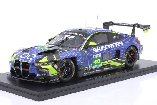 BMW M4 GT3 Team WRT Al Harthy, Rossi, Van der Linde 24h Le Mans 2025 Spark 1:18