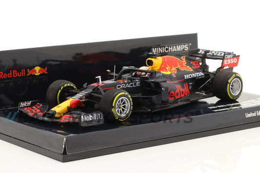 Red Bull RB16B Max Verstappen Formel 1 Weltmeister 2021 Minichamps 1:43