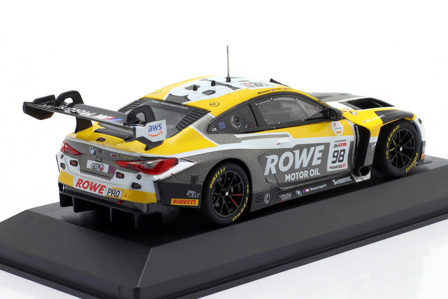 BMW M4 GT3 Rowe Racing Sieger 24h Spa 2023 1:43 Minichamps