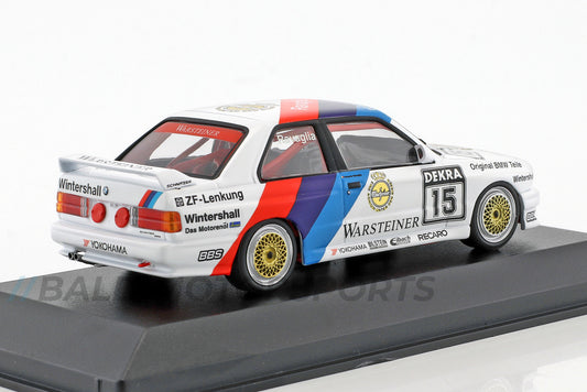 BMW M3 E30 BMW M Team Schnitzer Roberto Ravaglia Winner DTM 1989 1:43 Minichamps