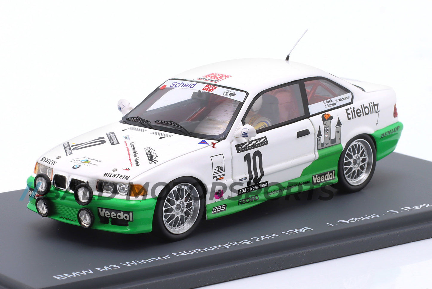 BMW M3 E36 "Eifelblitz" Sieger 24h Nürburgring 1996 1:43 Spark