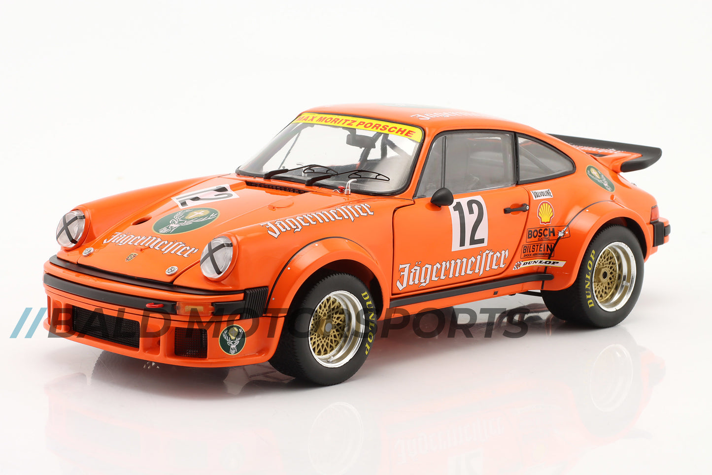 Porsche 934 RSR Jägermeister Helmut Kelleners Sieger Eifelrennen DRM 1976 Schuco 1:18