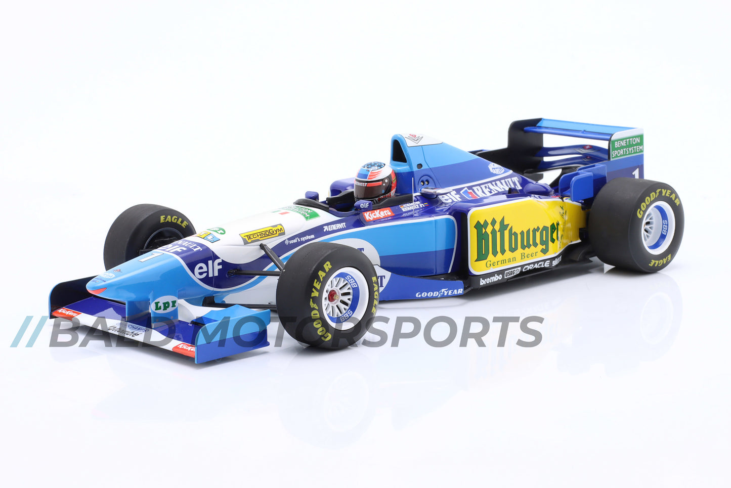 Benetton B195 Michael Schumacher Formel 1 Weltmeister 1995 1:18 Minichamps