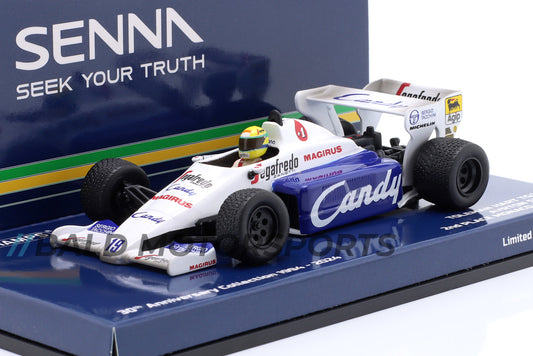 Toleman Hart TG184 Ayrton Senna Monaco GP 1984 1:43 Minichamps