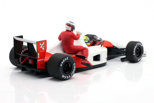 McLaren MP4/6 Alesi Riding on Ayrton Senna Car Formel 1 Weltmeister 1991 1:18 Minichamps