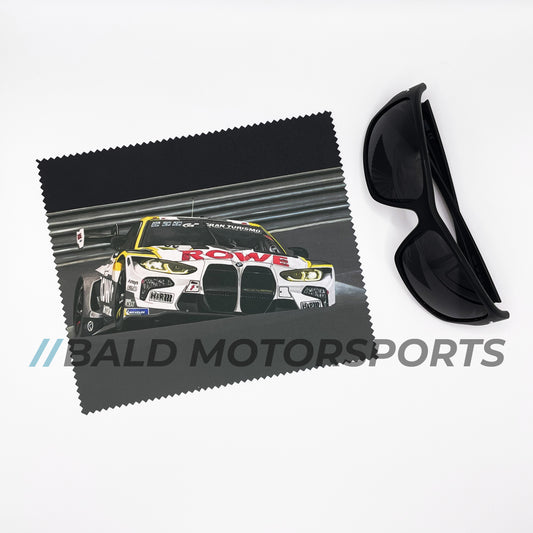 Bald Motorsports Brillenputztuch Motiv "BMW M4 GT3 Karussell"