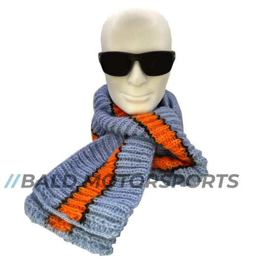 Bald Motorsports handgestrickter Schal aus unserer Serie "Iconic Liveries"