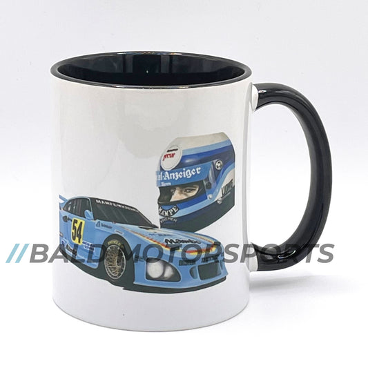 Bald Motorsports hochwertige Keramiktasse Motiv "Porsche 935 Mambo"