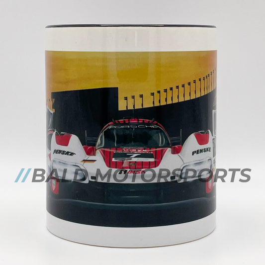 Bald Motorsports hochwertige Keramiktasse Motiv "Porsche at Daytona"