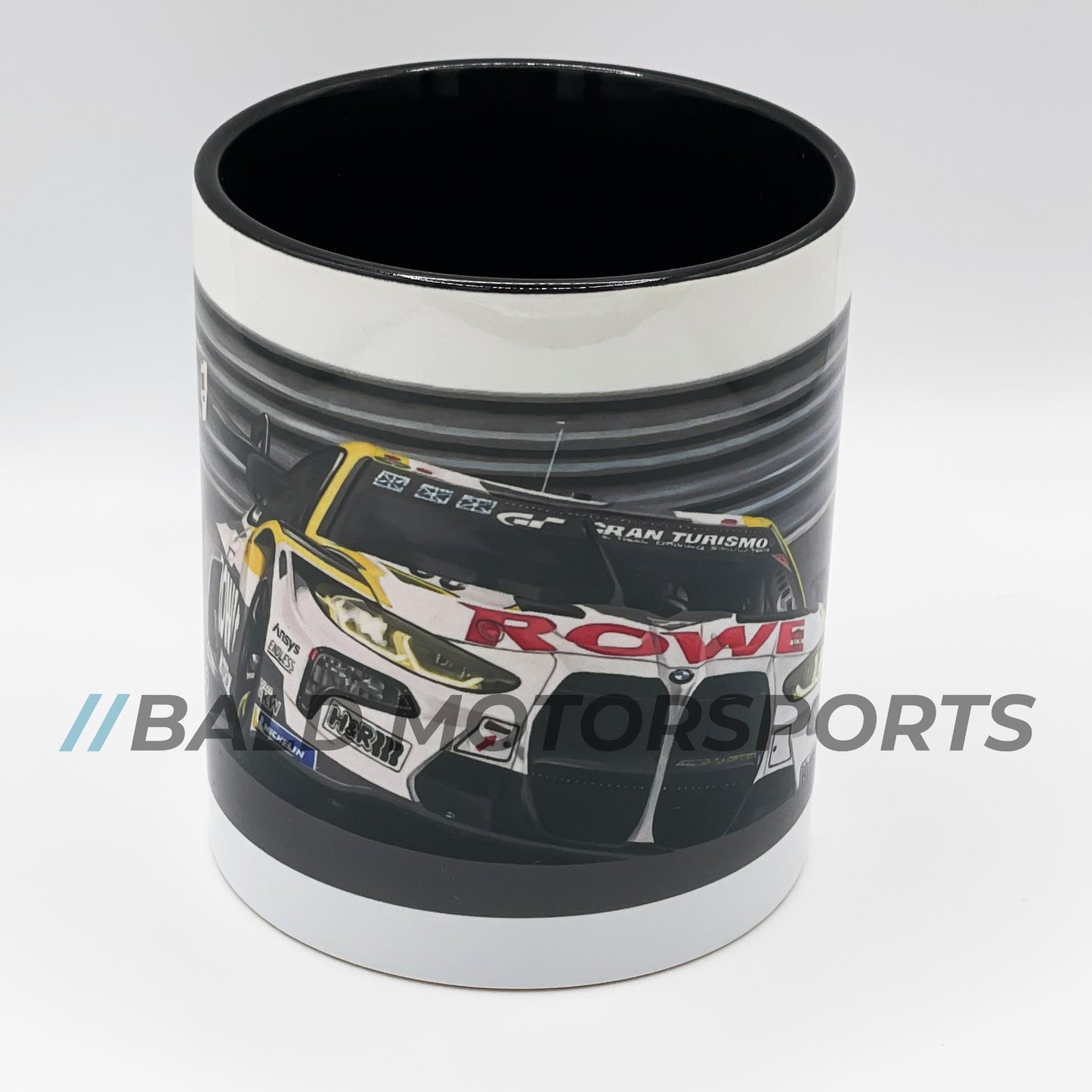 Bald Motorsports hochwertige Keramiktasse Motiv "BMW M4 GT3 Karussell"
