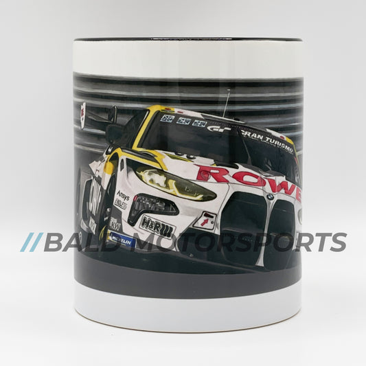 Bald Motorsports hochwertige Keramiktasse Motiv "BMW M4 GT3 Karussell"