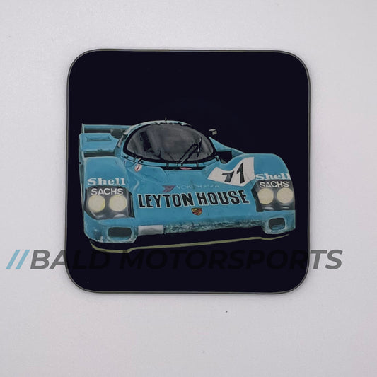 Bald Motorsports Untersetzer aus Hartfaser Motiv "Leyton House"