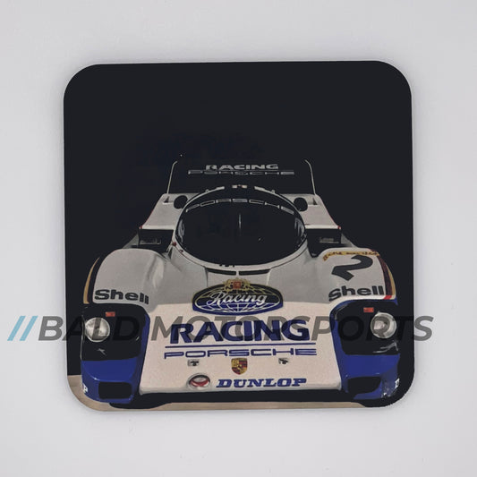 Bald Motorsports Untersetzer aus Hartfaser Motiv "Porsche 956"