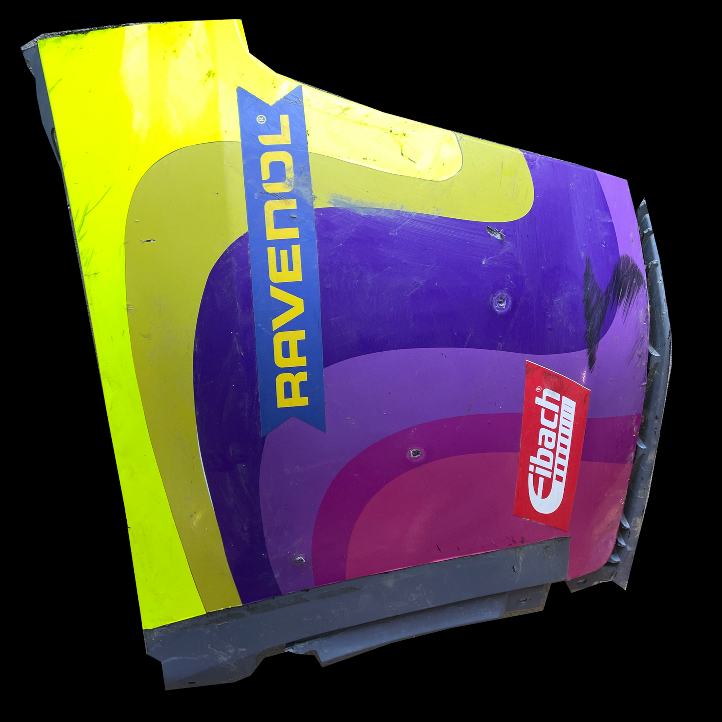 Motorsport Used Part/Deko Porsche 911 (992) GT3 Cup vorderes Seitenteil rechts bunt