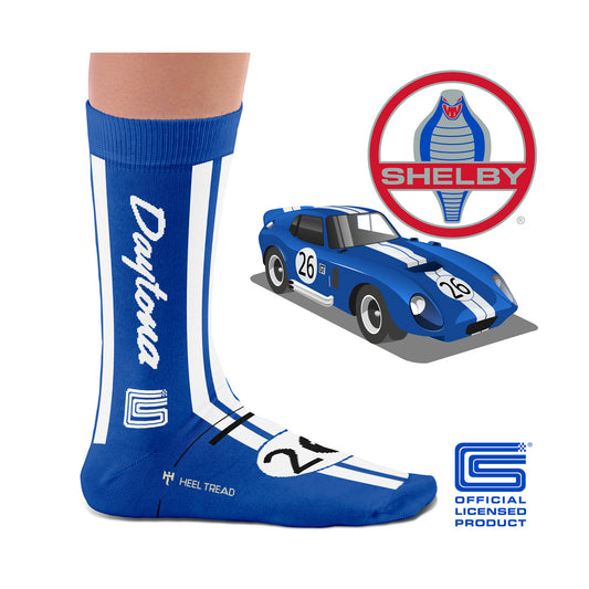 Hochwertige Motorsportsocken Shelby Daytona Heel Tread