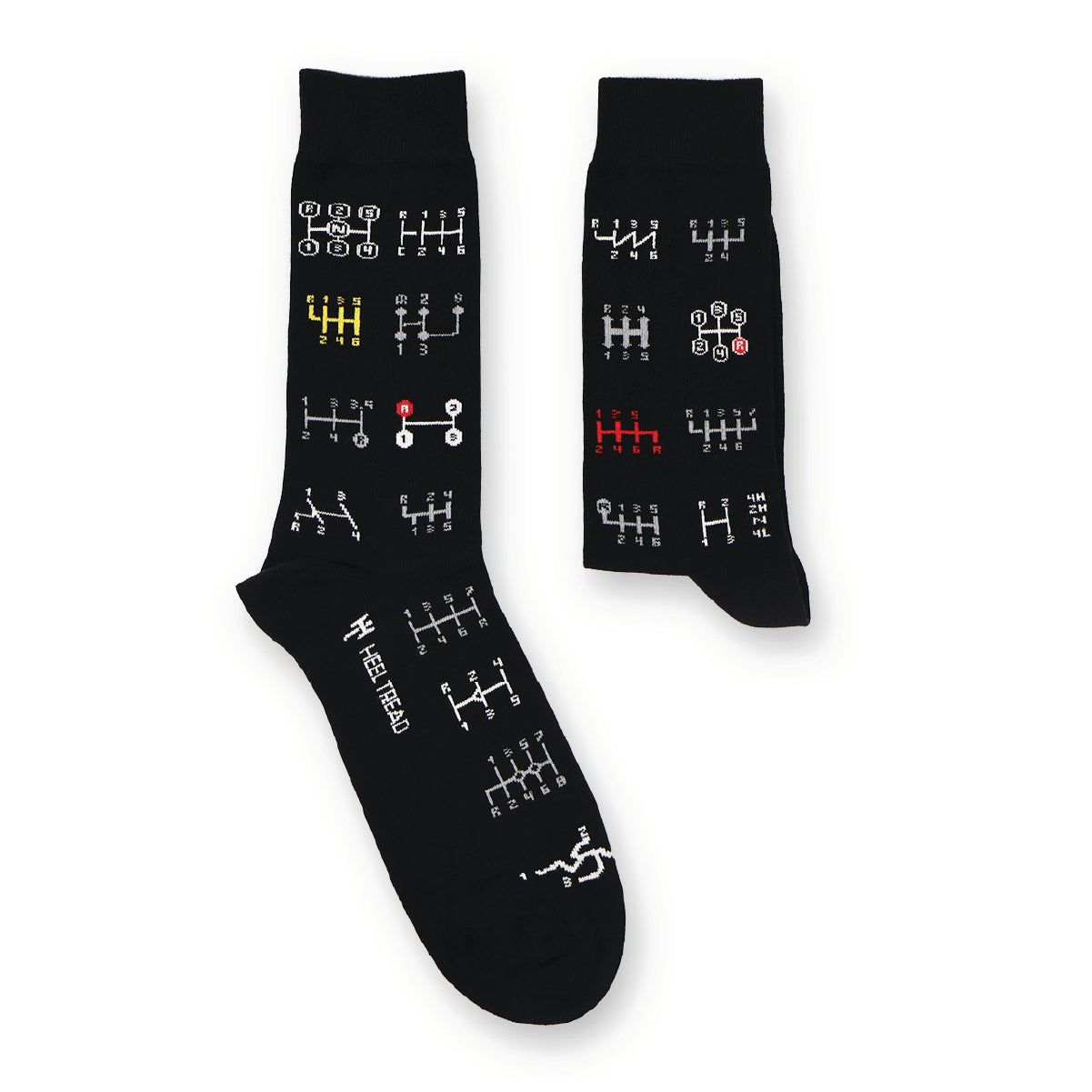 Hochwertige Motorsportsocken Save the Manuals Handschaltung Heel Tread