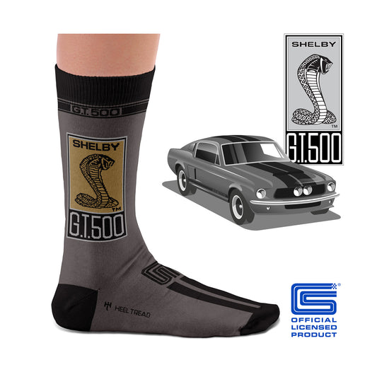 High-quality motorsport socks Shelby Mustang GT500 Heel Tread