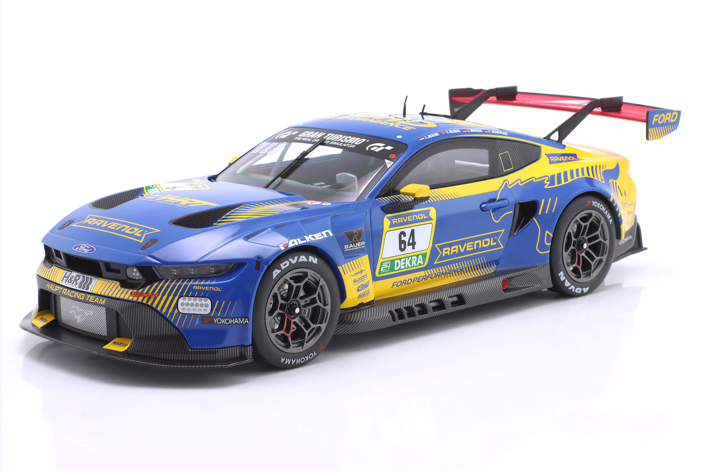 Ford Mustang GT3 HRT Ford Performance Olsen, Maini, Stippler, Owega 24h Nürburgring 2025 1:18 Ixo