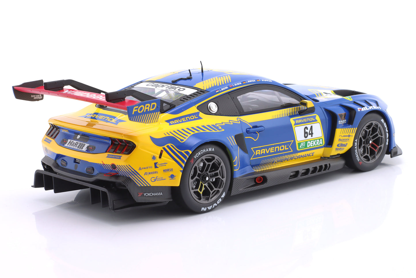 Ford Mustang GT3 HRT Ford Performance Olsen, Maini, Stippler, Owega 24h Nürburgring 2025 1:18 Ixo