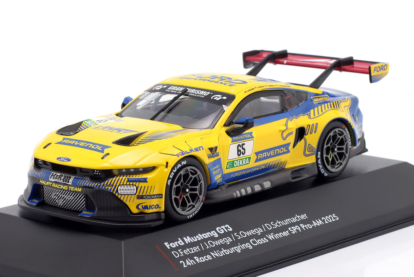 Ford Mustang GT3 HRT Ford Performance vierter 24h Nürburgring 2025 1:43 Ixo