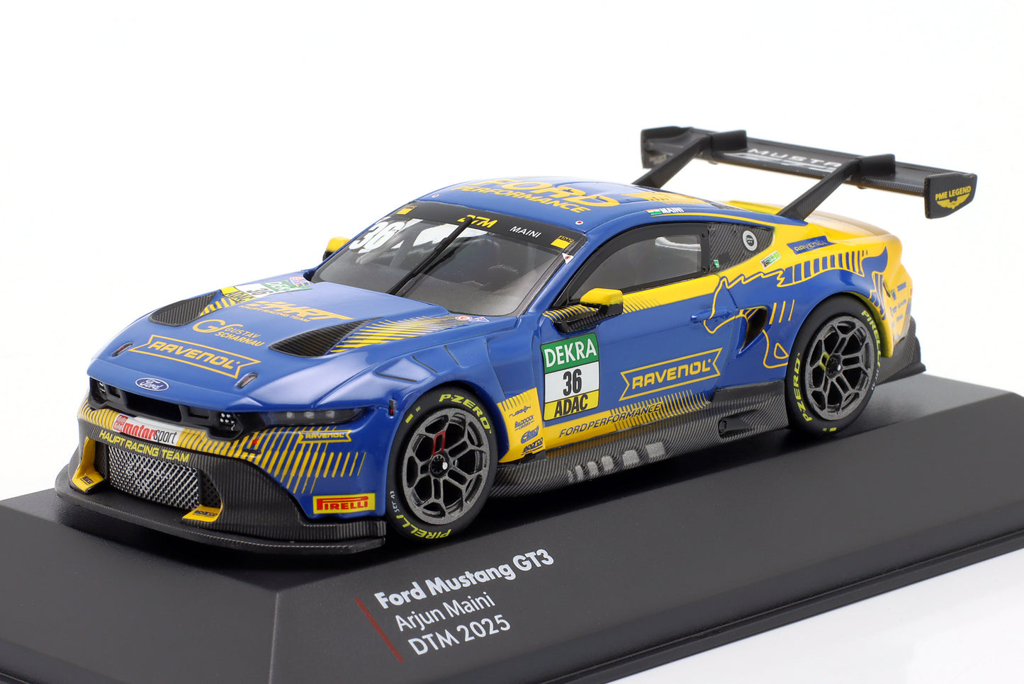 Ford Mustang GT3 Haupt Racing Team Arjun Maini DTM 2025 1:43 Ixo