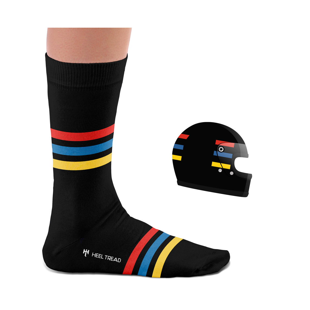 Hochwertige Motorsportsocken Hunt Heel Tread