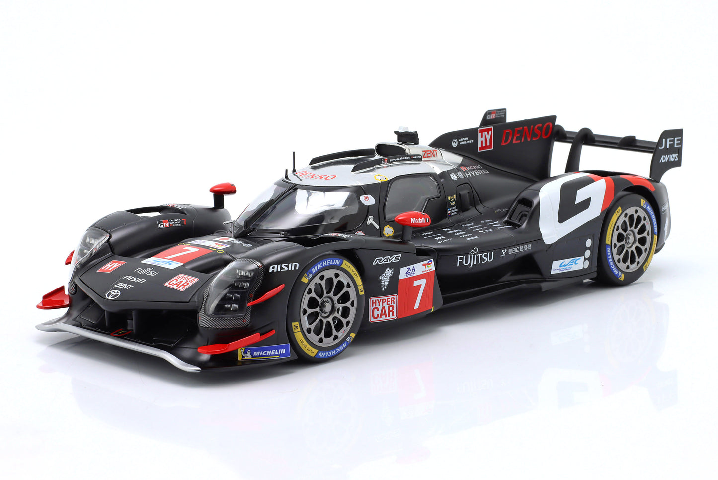 Toyota GR010 Hybrid Toyota Gazoo Racing Zweiter 24h Le Mans 2024 1:18 Ixo