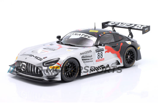 Mercedes-Benz AMG GT3 Evo Sieger 24h Spa 2022 Gounon, Juncadella, Marciello 1:18 Ixo