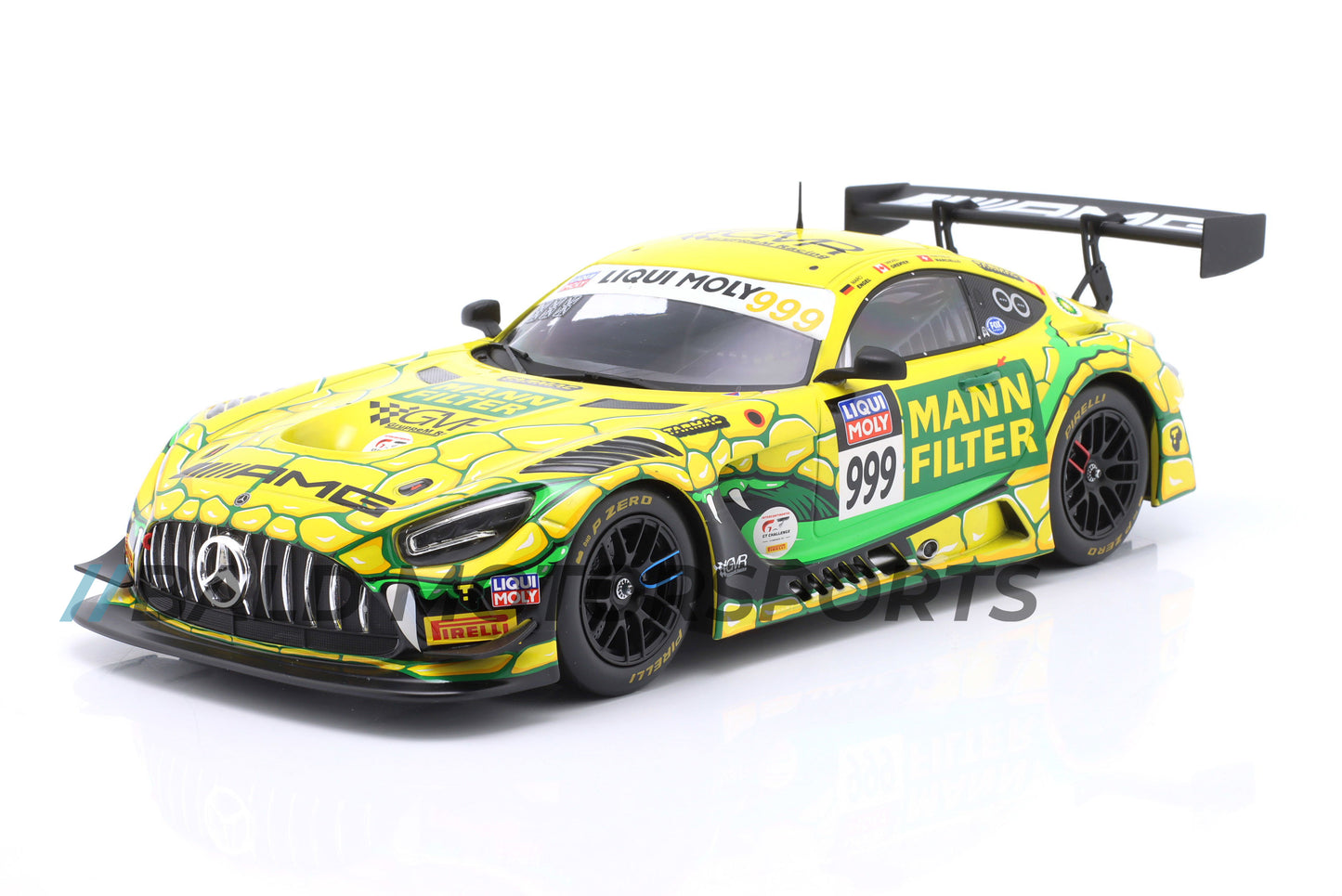 Mercedes-Benz AMG GT3 Evo "Mamba" GruppeM Racing 12h Bathurst 2023 Ixo 1:18