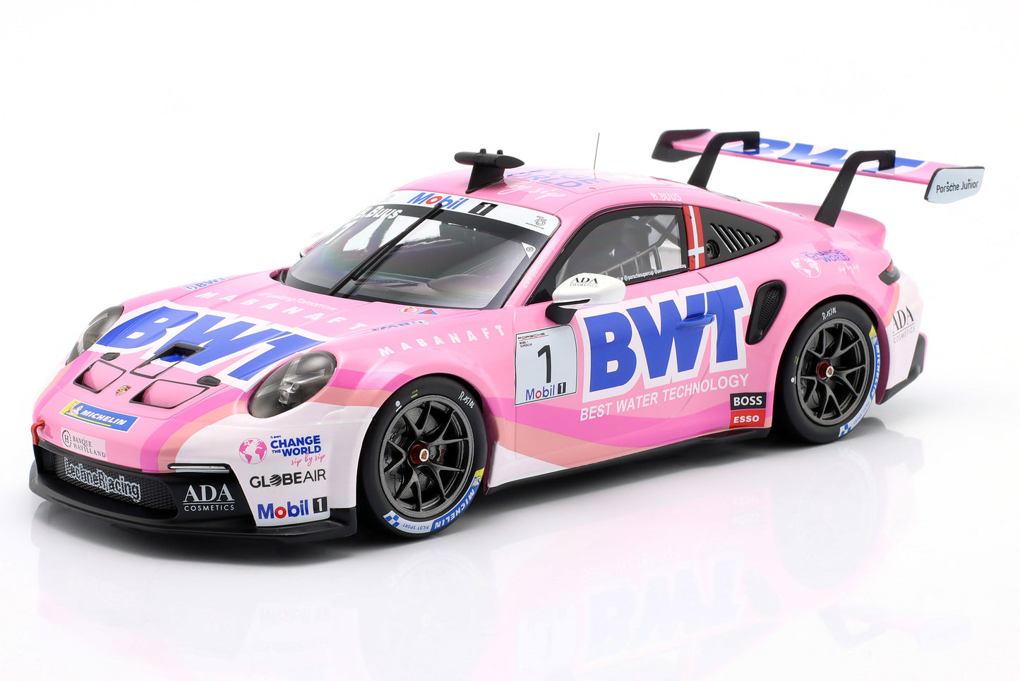Porsche 911 (992) GT3 Cup Porsche Supercup Sieger 2023 Bastian Buus 1:18 Ixo