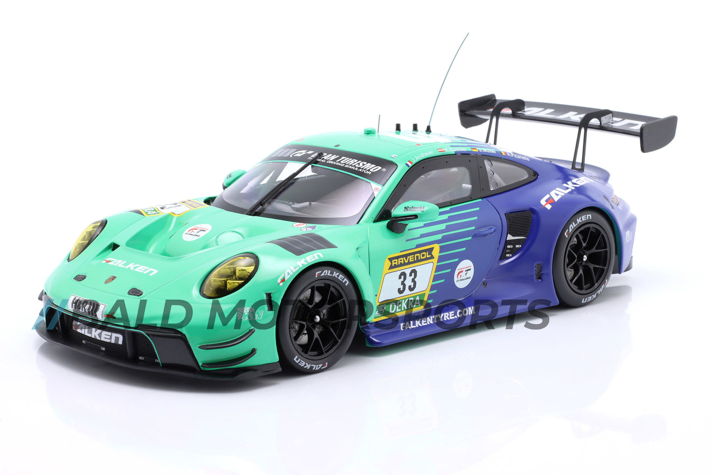 Porsche 911 GT3 R Andlauer, Bachler, Müller, Picariello Falken Motorsports 24h Nürburgring 2024 1:18 Ixo