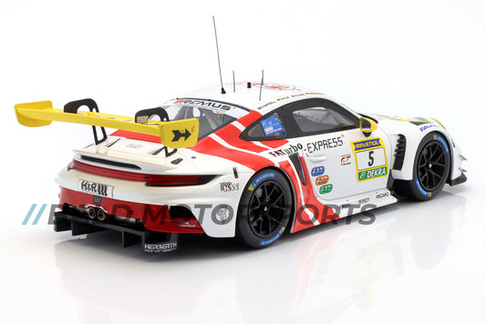 Porsche 911 GT3 R Herberth Motorsport Renauer, Kolb, Olsen, Campbell 24h Nürburgring 2024 1:18 Ixo